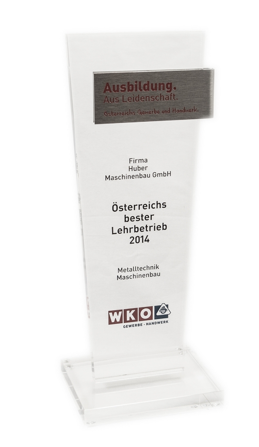 WKO Pokal Österreichs bester Lehrbetrieb WKO Pokal Österreichs bester Lehrbetrieb